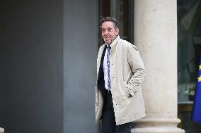 Meeting With French President And Political Leaders At Elysee Palace - Paris