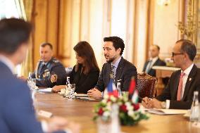 Jordan?s Crown Prince Visit to France - Paris