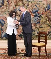 King Receives Notarial Foundation Representatives - Madrid