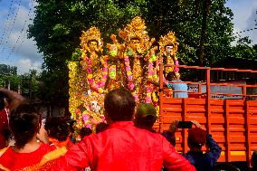 Idol Immersion in India