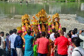 Idol Immersion in India