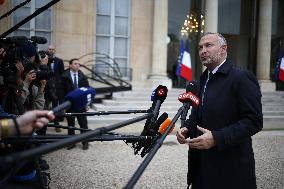 Meeting Between French President And Political Leaders - Paris