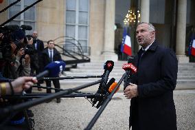 Meeting Between French President And Political Leaders - Paris