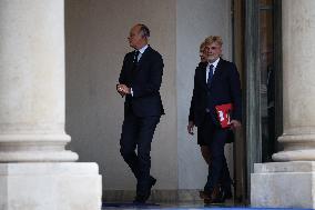 Meeting Between French President And Political Leaders - Paris