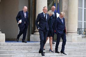 Meeting Between French President And Political Leaders - Paris