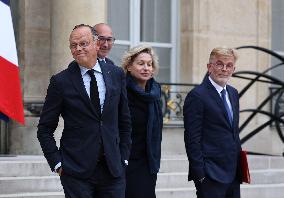 Meeting Between French President And Political Leaders - Paris