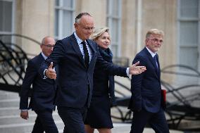 Meeting Between French President And Political Leaders - Paris