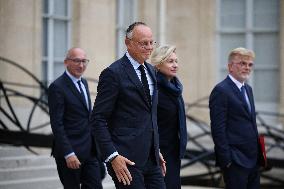 Meeting Between French President And Political Leaders - Paris