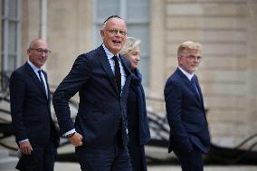 Meeting Between French President And Political Leaders - Paris