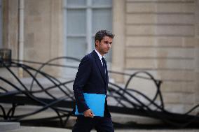 Meeting Between French President And Political Leaders - Paris