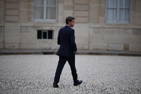 Meeting Between French President And Political Leaders - Paris