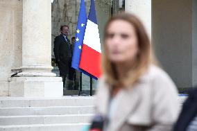 Meeting Between French President And Political Leaders - Paris