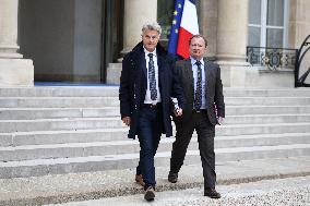 Meeting Between French President And Political Leaders - Paris