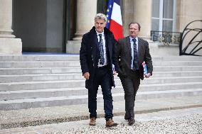 Meeting Between French President And Political Leaders - Paris