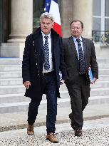 Meeting Between French President And Political Leaders - Paris