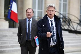 Meeting Between French President And Political Leaders - Paris