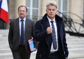 Meeting Between French President And Political Leaders - Paris