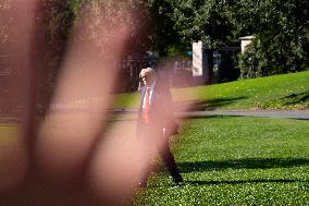 Donald Trump departs to Military Medical Center - Washington