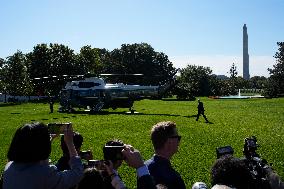 Donald Trump departs to Military Medical Center - Washington