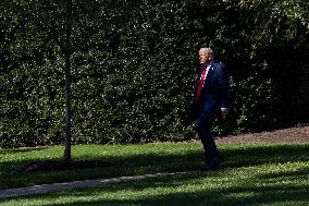 US President Donald J. Trump has semiannual physical