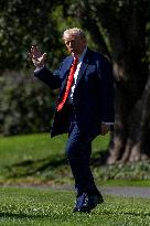 US President Donald J. Trump has semiannual physical