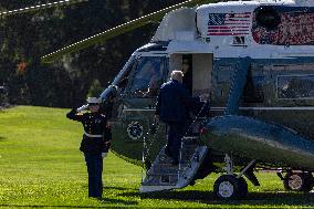 US President Donald J. Trump has semiannual physical