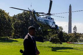 US President Donald J. Trump has semiannual physical