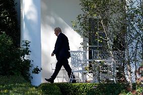 Donald Trump departs to Military Medical Center - Washington