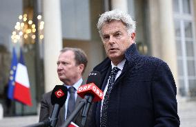 Meeting Between French President And Political Leaders - Paris