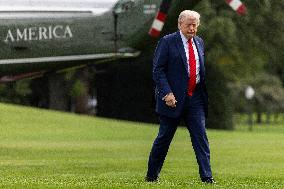 US President Donald J. Trump has semiannual physical
