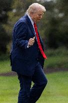 US President Donald J. Trump has semiannual physical