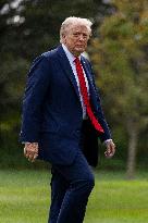 US President Donald J. Trump has semiannual physical