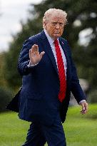 US President Donald J. Trump has semiannual physical