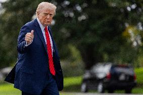 US President Donald J. Trump has semiannual physical