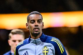 WORLD CUP QUALIFYING SWEDEN-SWITZERLAND