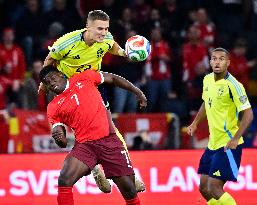 WORLD CUP QUALIFYING SWEDEN-SWITZERLAND