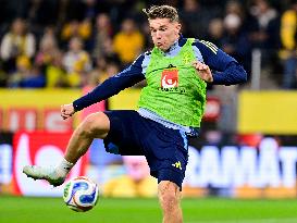 WORLD CUP QUALIFYING SWEDEN-SWITZERLAND