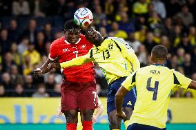 WORLD CUP QUALIFYING SWEDEN-SWITZERLAND