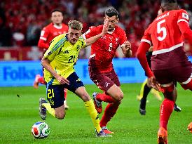 WORLD CUP QUALIFYING SWEDEN-SWITZERLAND