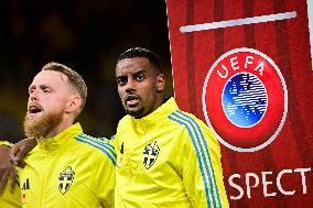 WORLD CUP QUALIFYING SWEDEN-SWITZERLAND