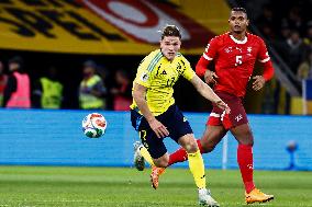 WORLD CUP QUALIFYING SWEDEN-SWITZERLAND