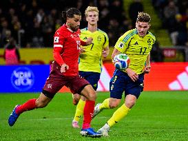 WORLD CUP QUALIFYING SWEDEN-SWITZERLAND