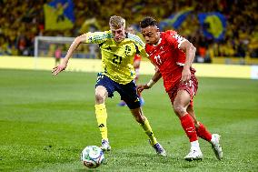 WORLD CUP QUALIFYING SWEDEN-SWITZERLAND