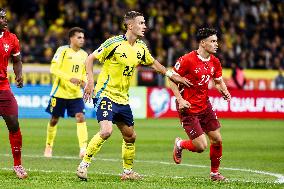 WORLD CUP QUALIFYING SWEDEN-SWITZERLAND