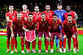 WORLD CUP QUALIFYING SWEDEN-SWITZERLAND