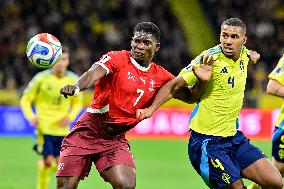 WORLD CUP QUALIFYING SWEDEN-SWITZERLAND