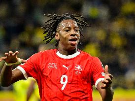 WORLD CUP QUALIFYING SWEDEN-SWITZERLAND