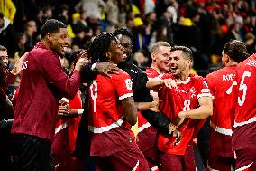 WORLD CUP QUALIFYING SWEDEN-SWITZERLAND