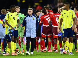 WORLD CUP QUALIFYING SWEDEN-SWITZERLAND