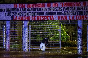 Clashes in Bogota's National University after Alleged Bomb Threat